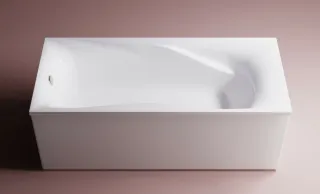 Ванна из искусственного камня Astra-Form Вега Люкс 01010001 180x80 см белый глянец